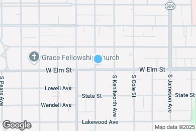 Map image of the property - Rosedale Apartments