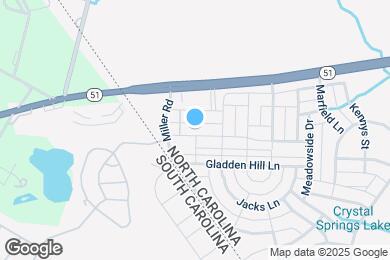 Map image of the property - Townes at McCullough