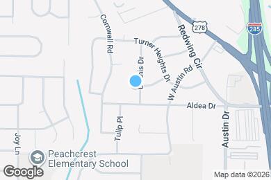 Map image of the property - 1421 Dennis Dr