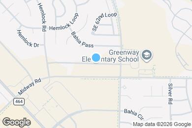 Map image of the property - 166 Bahia Terrace Dr