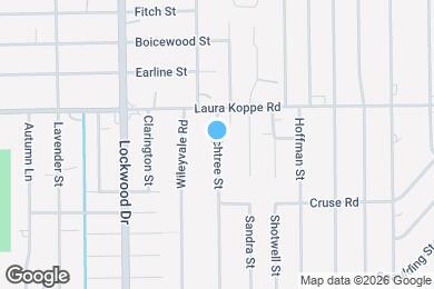 Map image of the property - 8639 Peachtree St