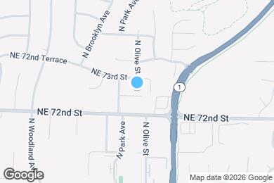 Map image of the property - 2312 NE 72nd Terrace