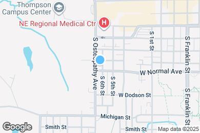 Map image of the property - 610 S Sixth St