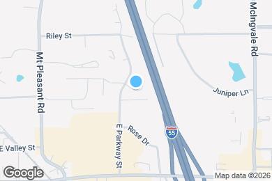 Map image of the property - 541 Shady Grove E