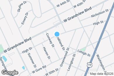 Map image of the property - 4704 Oakland St