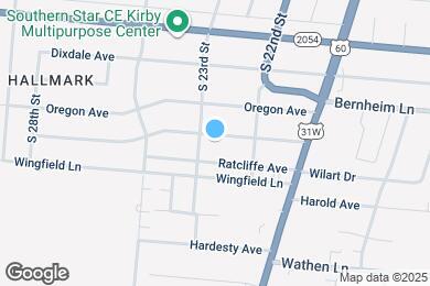 Map image of the property - 2120 Allston Ave