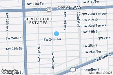 Map image of the property - 2371 SW 24th Ter