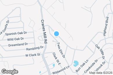 Map image of the property - 151 Twin Elm Dr