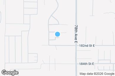 Map image of the property - 18121 76th Ave E