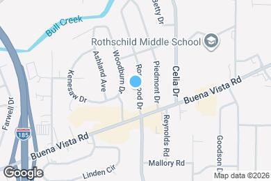 Map image of the property - 939 Rosewood Dr