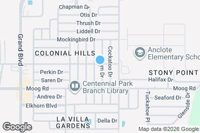 Map image of the property - 3605 Odom Dr