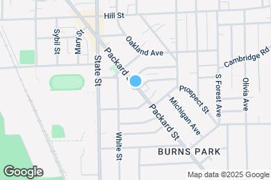 Map image of the property - 832 Packard St