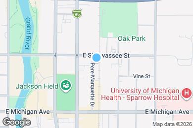 Map image of the property - 322 Pere Marquette Dr