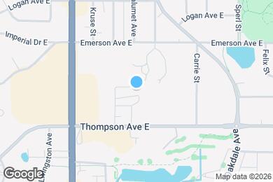 Map image of the property - Oaks of West Saint Paul