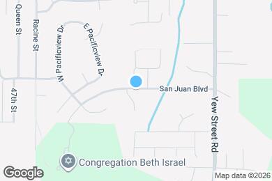 Map image of the property - 853 San Juan Blvd