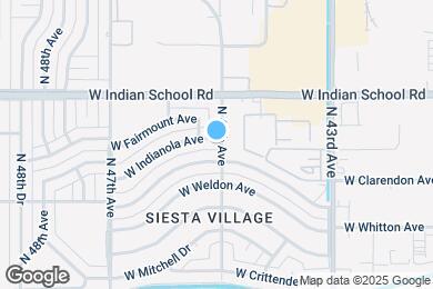 Map image of the property - 4501 W Indianola Ave