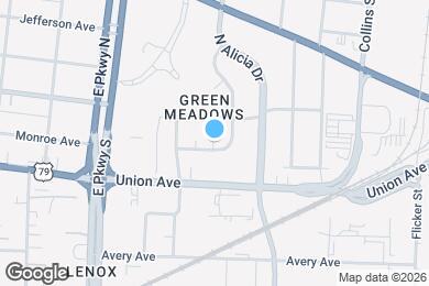 Map image of the property - 2464 Monroe Ave