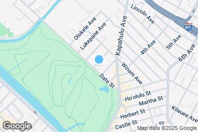 Map image of the property - 711 Makaleka Ave