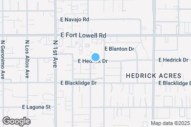 Map image of the property - 914 E Hedrick Dr
