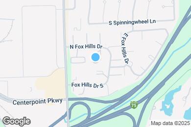 Map image of the property - 426 N Fox Hills Dr