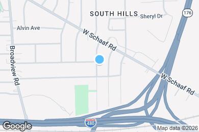 Map image of the property - 4845 W 14th St