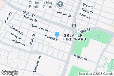Map image of the property - 3439 Reeves St