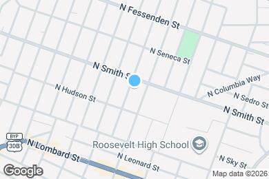 Map image of the property - 9120 N Tioga Ave