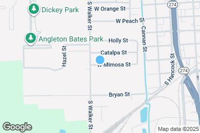 Map image of the property - 629 W Mimosa St