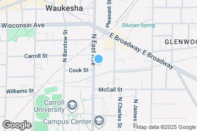 Map image of the property - 405 N East Ave