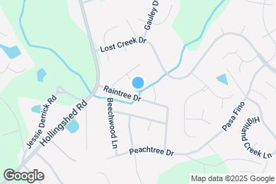 Map image of the property - 201 Raintree Dr