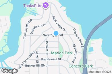 Map image of the property - 912 Saratoga Blvd