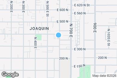 Map image of the property - 366 E 600 N