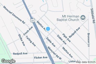 Map image of the property - 8011 Mattox Ave