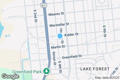 Map image of the property - 1307 S 4th St