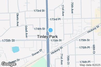 Map image of the property - 17433 S Harlem Ave
