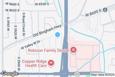 Map image of the property - 8781 S 3680 W
