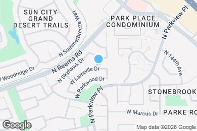 Map image of the property - 14720 W Lamoille Dr