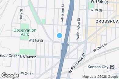 Map image of the property - 706 W Pennway St