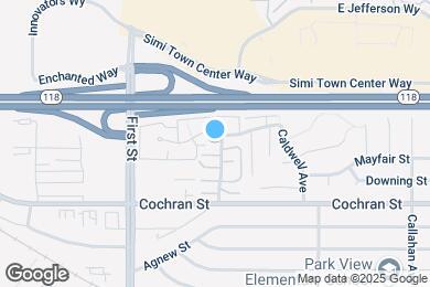 Map image of the property - 2491 Chandler Ave