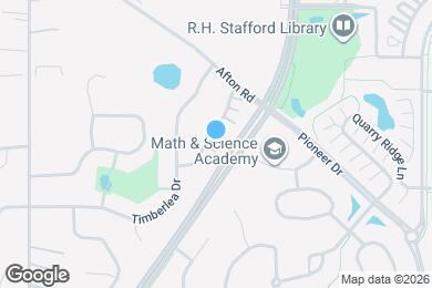 Map image of the property - 2323 Amberwood Dr