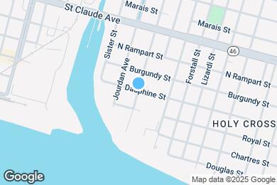 Map image of the property - 4902 Dauphine St