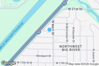 Map image of the property - 4007 N Westlawn St