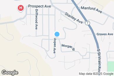 Map image of the property - 604 Aspen Ave