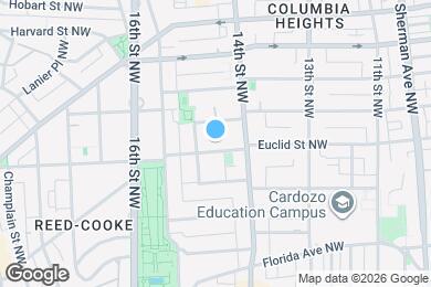 Map image of the property - 1435 Euclid St NW