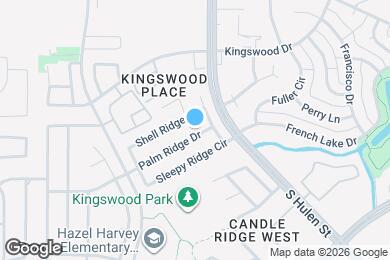 Map image of the property - 4612 Palm Ridge Dr