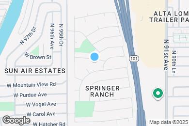 Map image of the property - 9331 W Cinnabar Ave