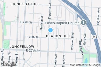 Map image of the property - 2501 Beacon Hill