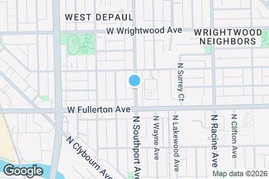 Map image of the property - 2452 N Southport Ave