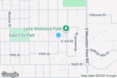 Map image of the property - 1232 E 3rd St
