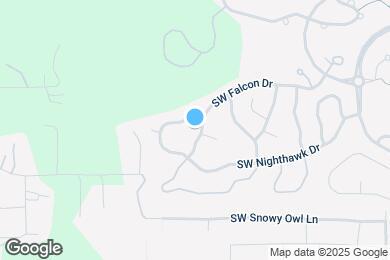 Map image of the property - 16235 SW Falcon Dr